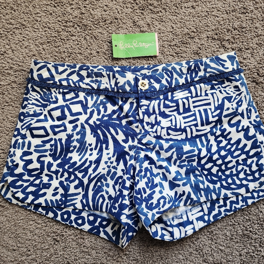 Lilly Pulitzer Blue and white Women’s Shorts